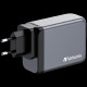 Verbatim GNC-200 GaN zidni punjač 200W, 4 priključka, 2 x USB-C PD 100 W / 1 x USB-C PD 65 W / 1 x USB QC 3.0