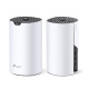 TP- Link AC1900 Deco S7 (2-pack) Mesh Wi-Fi, Dual-Band, 600 Mbps/1300 Mbps (2.4GHz/5GHz), 3×LAN, 3×interna antena, Deco App