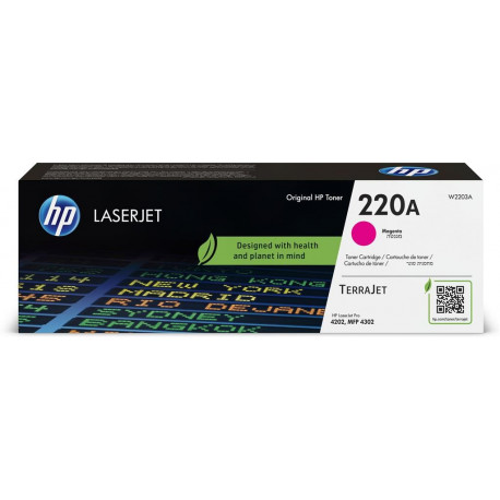 Toner HP 220A Magenta Original LaserJet Cartridge W2203A