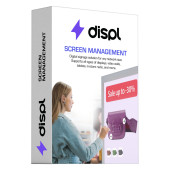 Displ, Digital Signage CMS, Screen Management type, 1 year