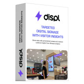 Displ, Targeted Digital Signage with Visitors Insights, 1 year license