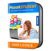 Mozaik STUDENT license for all platform, for one student, 1 year