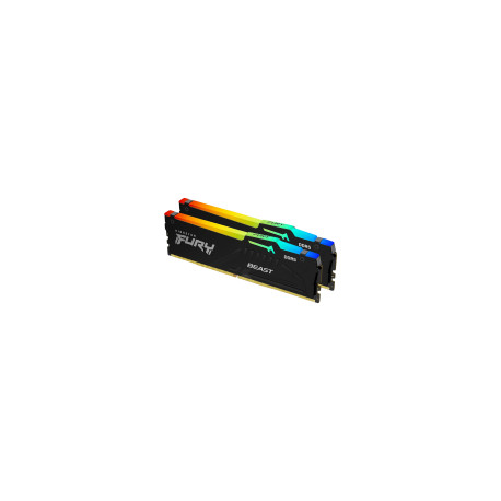 Kingston 32GB 6000MT/s DDR5 CL36 DIMM (Kit of 2) FURY Beast RGB EXPO