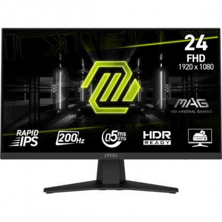 Monitor MSI MAG 244F / 23.8" / FHD / IPS / 200Hz / 0.5ms (GtG) / black