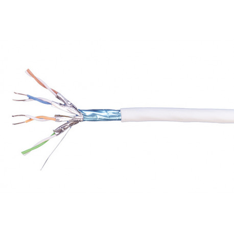 Cable NETCONNECT CS44Z3 WHT 4/23 C6A F/FTP 500M RL