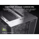 Kućište Corsair Frame 4000D RS WhiteMid-Tower, 3x RS120 performance ventilatora