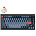 Tipkovnica Keychron V1M-D1 Black RGB75% Layout/BT/2.4GHz/Wired/Red Switch