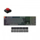 Tipkovnica Keychron K5X-H1-UK Carbon Black RGB100% Layout/BT/Wired/Red Switch/Low profile