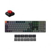 Tipkovnica Keychron K5X-H1-UK Carbon Black RGB100% Layout/BT/Wired/Red Switch/Low profile