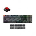 Tipkovnica Keychron K5X-H1-UK Carbon Black RGB100% Layout/BT/Wired/Red Switch/Low profile