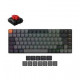 Tipkovnica Keychron K3X-H1-UK Carbon Black RGB75% Layout/BT/Wired/Red Switch/Low profile