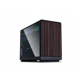 Lian Li DAN Cases A3 Wood, kaljeno steklo, Micro-ATX