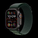Watch Apple Watch Ultra 2 (2024) LTE 49mm Black Titanium Case with Alpine Loop M - Dark Green