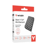 Externi SSD Verbatim 32025 Store'n'Go Mini Diamond, 1TB, USB-C 3.2 Gen2, crni