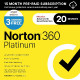 Norton 360 Platinum 20 Devices, 1 year, ESD