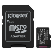Kingston 512GB microSDXC Canvas Select Plus Gen3 150MB/s A1 Card + Adapter