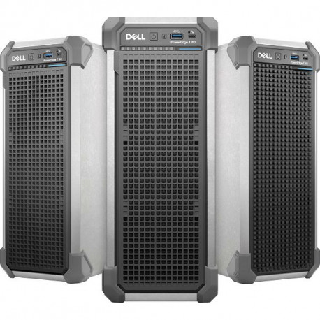 DELL EMC PowerEdge T360, 8x3.5", Intel Xeon E-2434 (3.4G, 4C/8T, 12MB, Turbo, HT (55W)), 16GB UDIMM