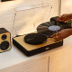 HOUSE OF MARLEY REVOLUTION BT TURNTABLE WITH SPEAKERS SIGNATURE BLACK