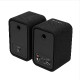 HOUSE OF MARLEY UPLIFT BT BOOKSHELF SPEAKERS SIGNATURE BLACK