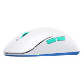 Cherry XTRFY M8 bežični igraći miš, 21000 cpi, USB, bijeli