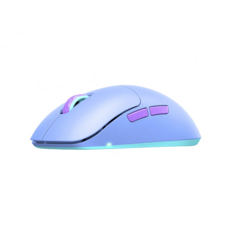 Cherry XTRFY M8 bežični igraći miš, 21000 cpi, USB, purple mint