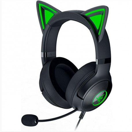 Razer Kraken Kitty V2 - USB Headset with RGB Kitty Ears - Black - FRML Packaging