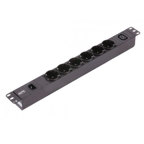 Easy PDU, Basic, 1U, 10A, 230V, (6)Schuko&(1)C13