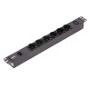 Easy PDU, Basic, 1U, 10A, 230V, (6)Schuko&(1)C13