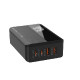AC Charger ColorWay Power Delivery GaN (2USB-A + 2USB TYPE-C) (100W) black
