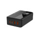 AC Charger ColorWay Power Delivery GaN (2USB-A + 2USB TYPE-C) (100W) black