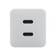 AC65-05 2C GAN CHARGER/WH/EU//TYPE-C/1.5M C TO C CABLE