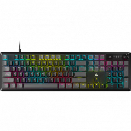 Tipkovnica Corsair K70 RGB Core SivaBacklit RGB LED, CORSAIR MLX Red, Black/Grey