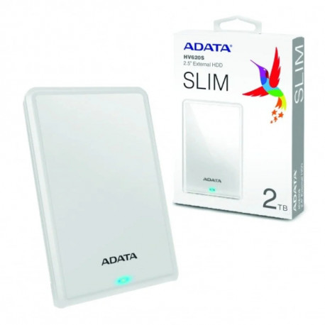 ADATA Ex HDD HV620 Slim, 2TB, usb3.1, bijeli