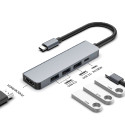Asonic 5u1 USB C na HDMI, U2/U3.0,C, aluminij