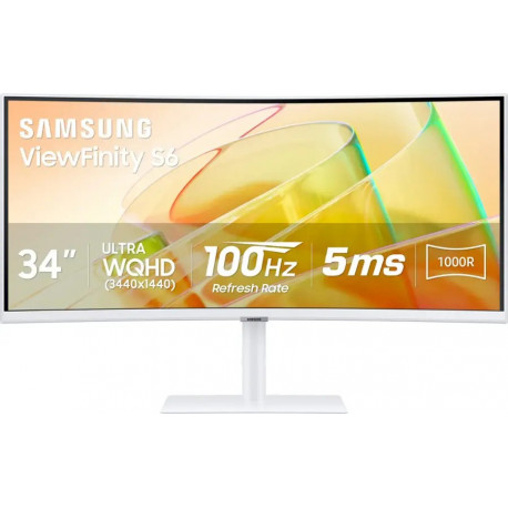 Samsung 34" LS34C650TAUXEN, QHD VA,100hz,USB-C,HAS