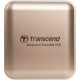 TRANSCEND 4TB, External SSD, ESD420G, USB 20Gbps, Type C, Magsafe, Gold