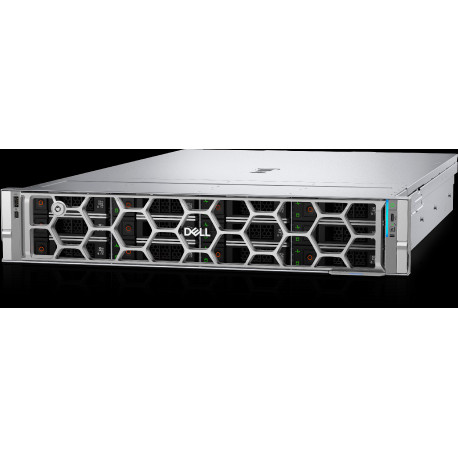 DELL PowerEdge R570, 12x3.5", Intel Xeon 6 Performance 6511P 2.3G, 16C/32T, 72M Cache, 32GB RDIMM, 6