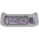 CANYON HSET-W6 EN/AD Keyboard+Mouse Kitty Edition AAA+АА Wireless Violet