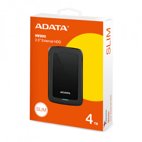 ADATA Ex HDD HV300, 4TB, usb3.2, crni