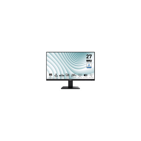 MSI PRO MP273A Professional Business Monitor, 27" 100Hz, FHD (1920 x 1080), 16:9, IPS, CR 1000:1, 1m