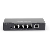 Ruijie switch 5-port Cloud Man. 4 PoE+RG-ES205GC-P4 PoE/POE+Ports,54W PoE PWR budget,Desktop Steel C