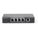 Ruijie switch 5-port Cloud Man. 4 PoE+RG-ES205GC-P4 PoE/POE+Ports,54W PoE PWR budget,Desktop Steel C