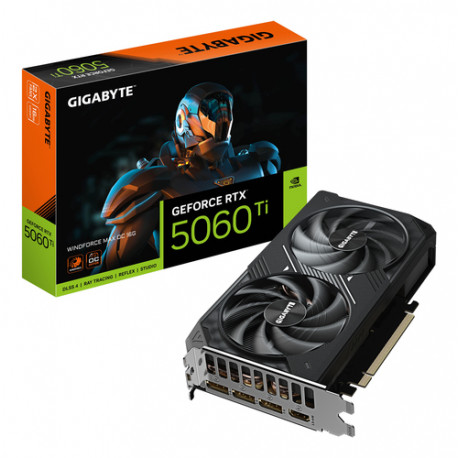 GIGABYTE GeForce RTX 5060 Ti WINDFORCE MAX OC 16G NVIDIA 16 GB GDDR7