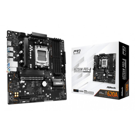 Asrock A620AM PRO-A matična ploča AMD A620 Utor AM5 Mikro ATX