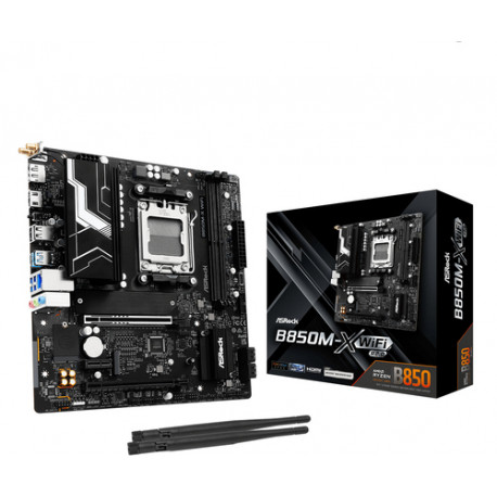 Asrock B850M-X WiFi R2.0 AMD B850 Utor AM5 Mikro ATX