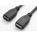 Roline VALUE adapter/kabel HDMI - HDMI, F/F, 0.2m