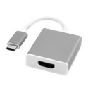 Roline adapter USB-C - HDMI, M/F, 0.1m