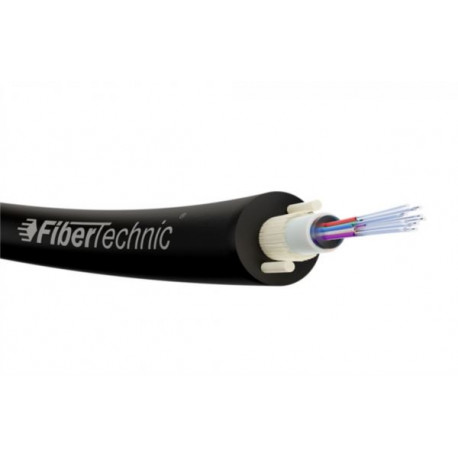 NFO Fiber optic cable Fibertechnic ADSS Z-XOTKtcdDb, 4F, G.652D, 1,2kN, Span 80m, 1m