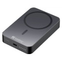 Sandberg Magnet Wireless Powerbank 5000 ALU