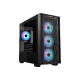 ASUS A21 PLUS TG ARGB BLACK mATX Case